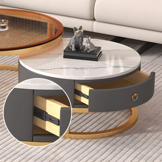 Aurelius Round Nesting Tables With Storage