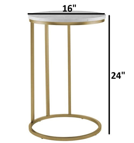 Round Minimalist Side Table