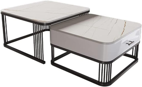 Armenian Square Nesting Tables With Storage