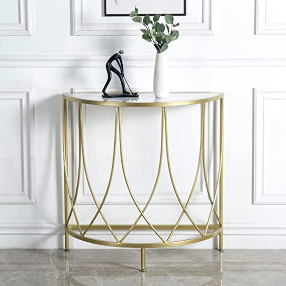 Elegant Half Round Console Table