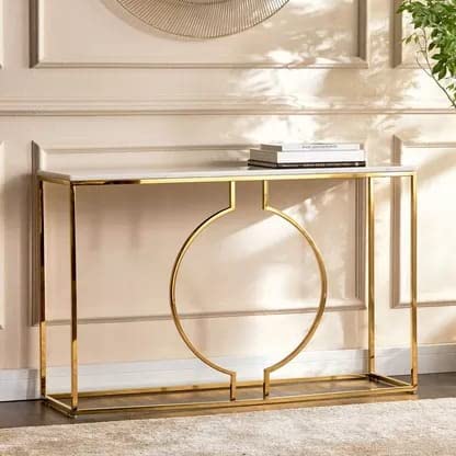 Splendid Rectangular Console Table