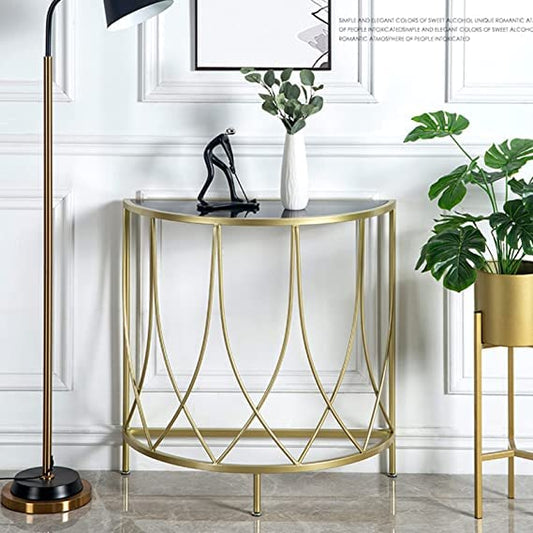 Elegant Half Round Console Table