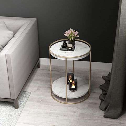 Minimalist Two-Tier Side Table