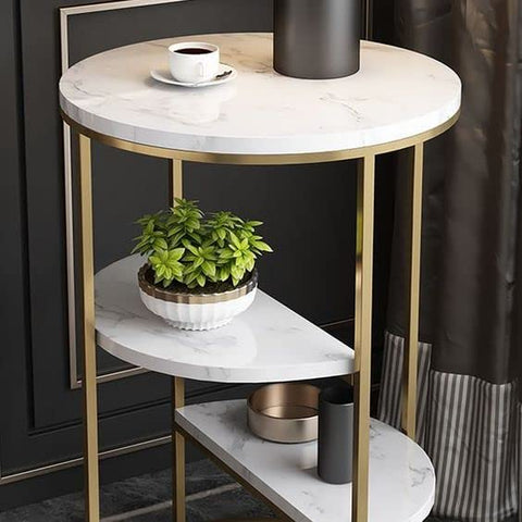 Sophisticated Three-Tier Side Table