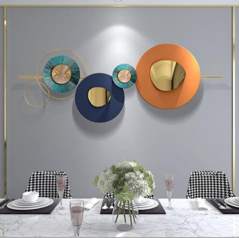 Geometric Elegance Metal Wall Art