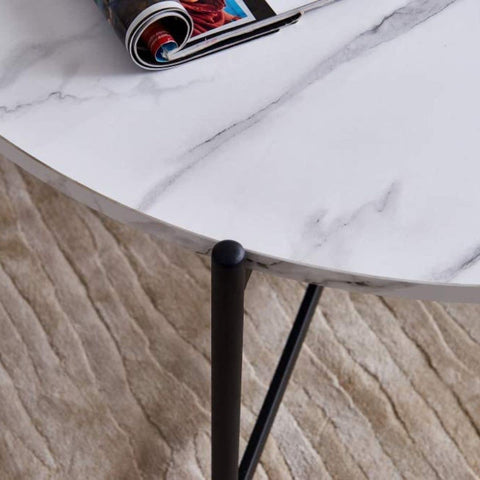 Möbius Round Marble Coffee Table