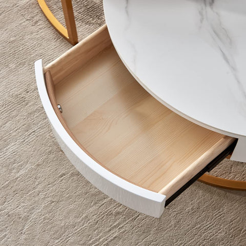 Aurelia Round Nesting Tables With Storage