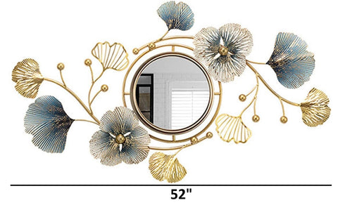 Flower Metal Wall Mirror