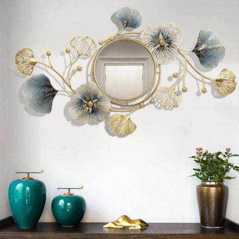 Flower Metal Wall Mirror