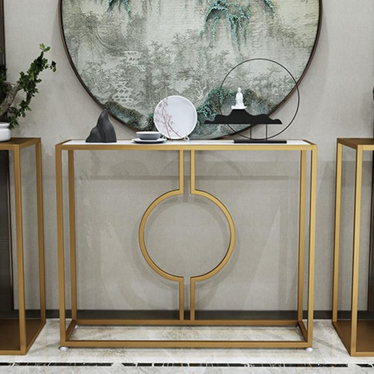 Splendid Rectangular Console Table