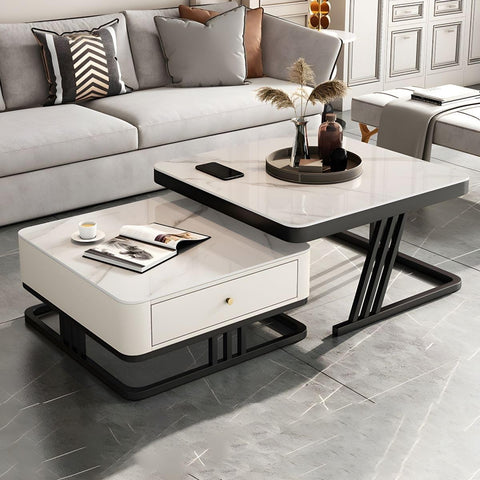 Ivy Square Nesting Tables With Storage