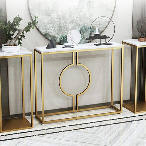 Splendid Rectangular Console Table