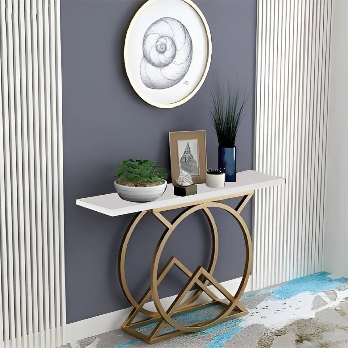 Savvy Dual-Ring Console Table