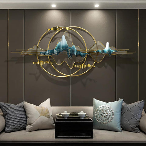 Azure De Hills Metal Wall Art