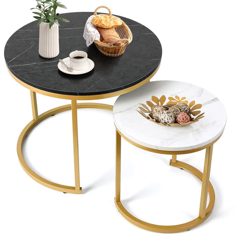 Artus Minimalist Nesting Coffee Table Set