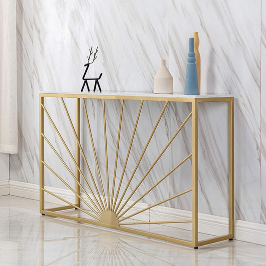 Designer Sunburst Console Table