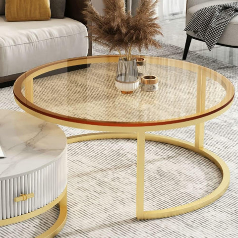 Minimalist Nesting Tables With Designer Storage