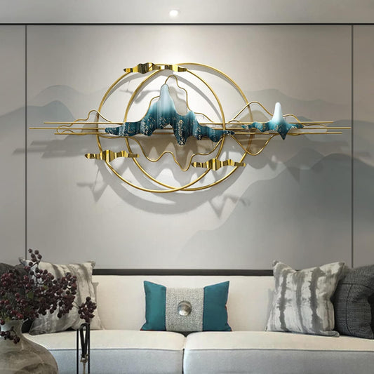 Azure De Hills Metal Wall Art