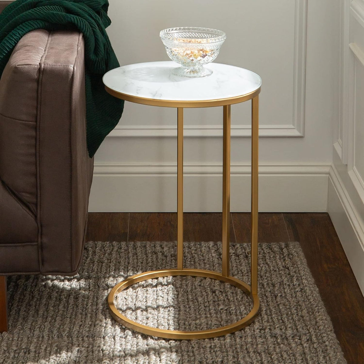 Round Minimalist Side Table