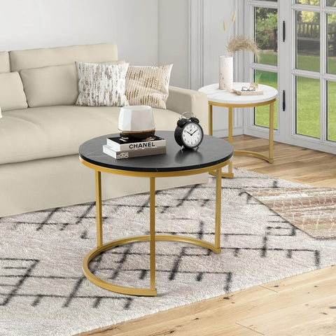 Artus Minimalist Nesting Coffee Table Set