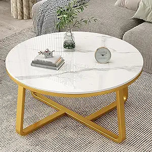 Modern Round Marble Coffee Table