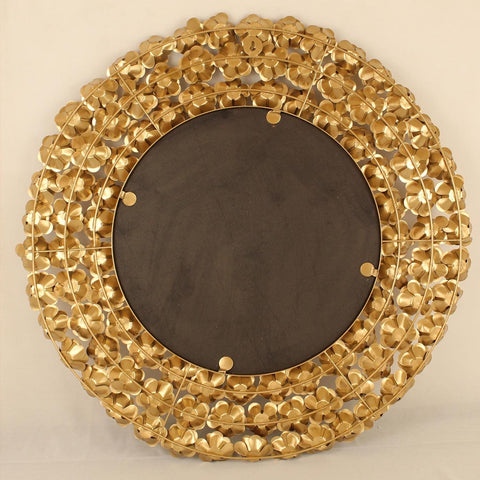 Gold Rose Wall Mirror