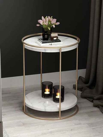 Minimalist Two-Tier Side Table